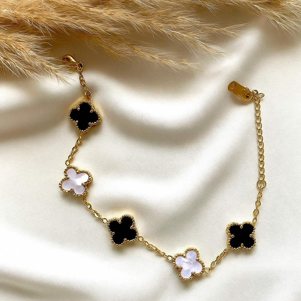 Reversible Black & White Bracelet