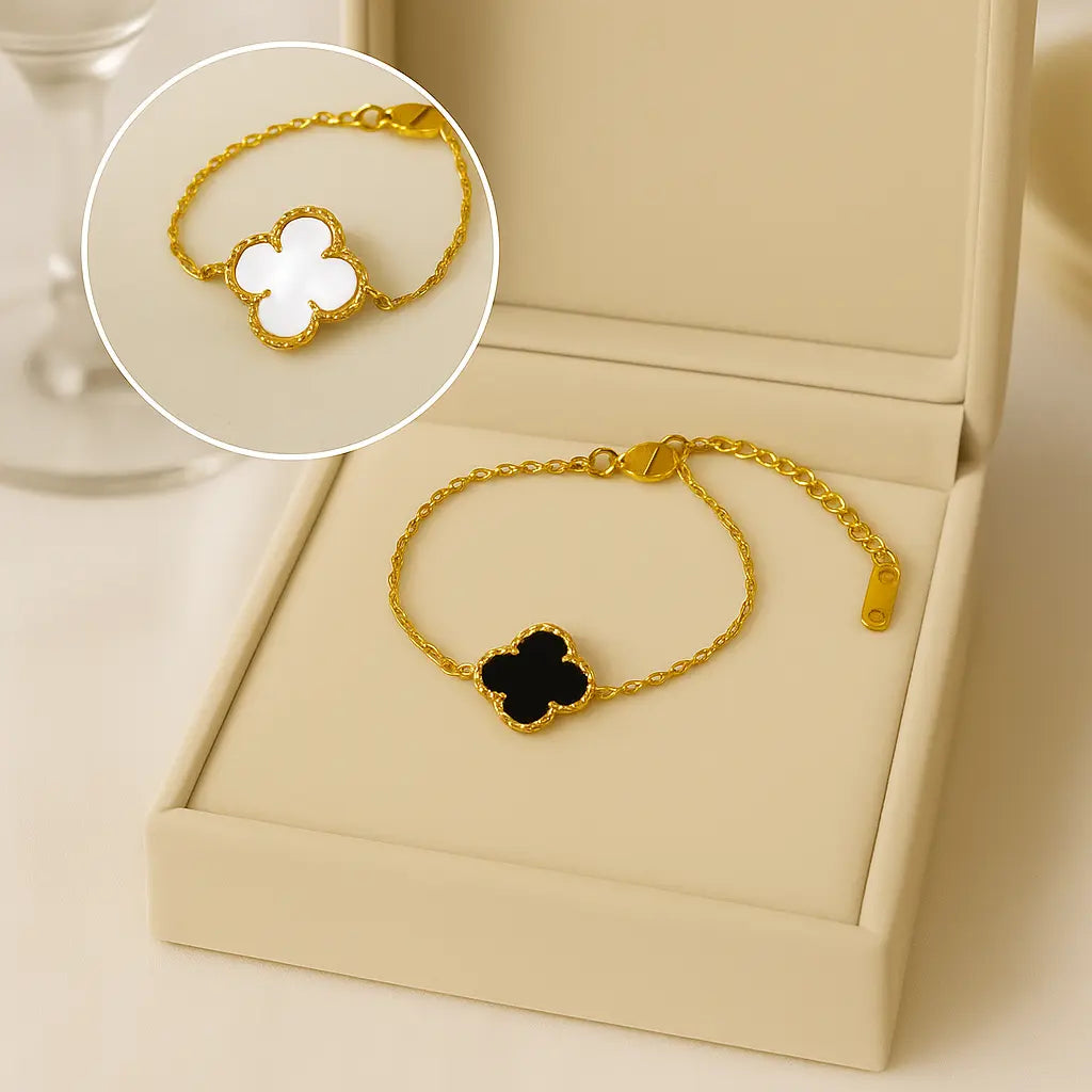 Reversible Clover Bracelet