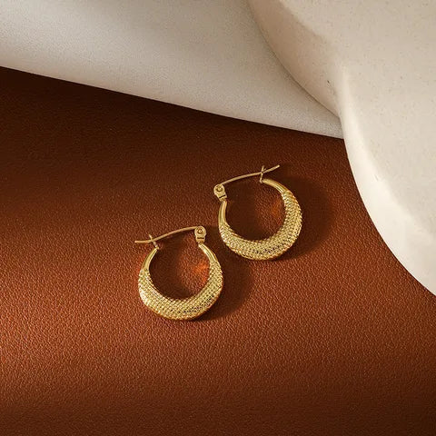Fish Skin Hoops