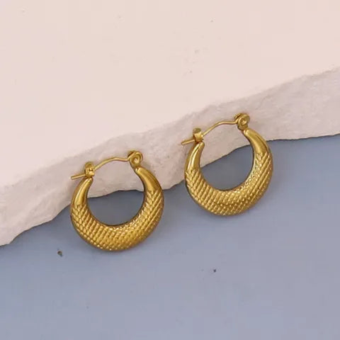 Fish Skin Hoops