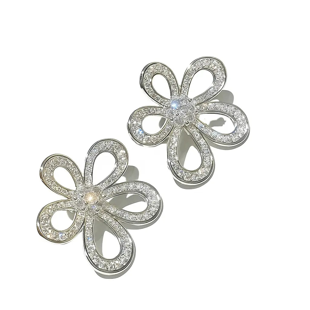 Flower Studded Earrings