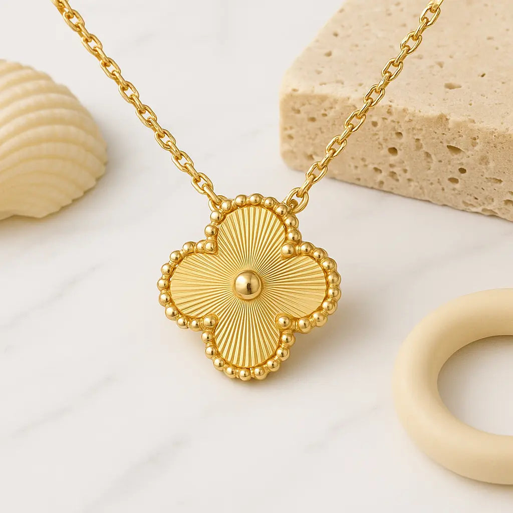 Gold Clover Necklace