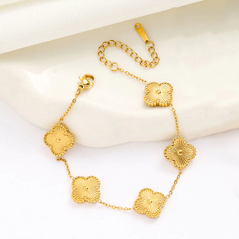 Golden Clover Bracelet