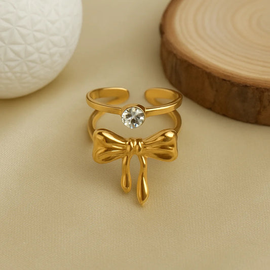 Tiered Bow Ring