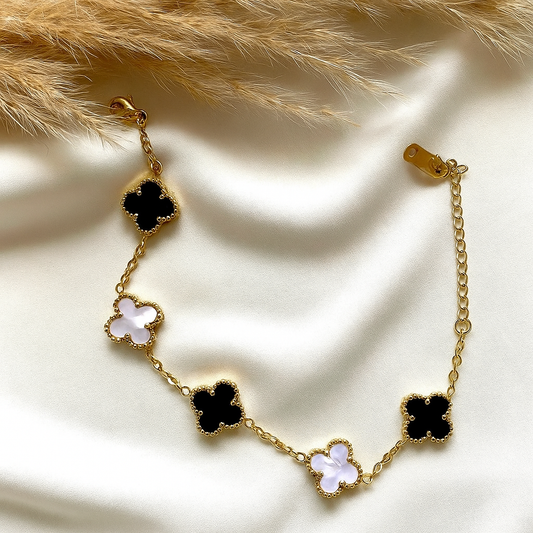Reversible Black & White Bracelet