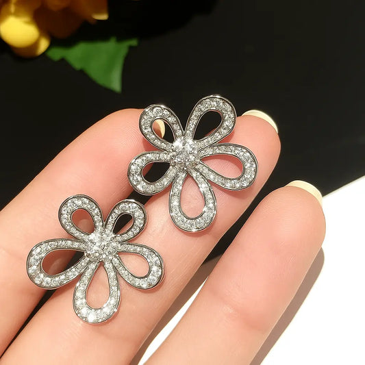Flower Studded Earrings