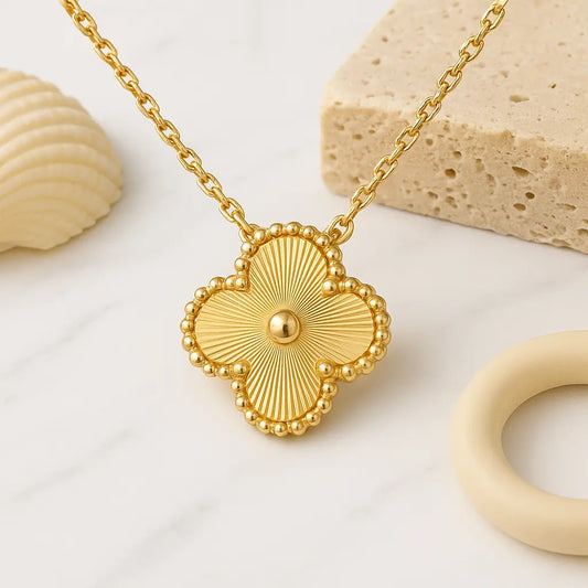 Gold Clover Necklace