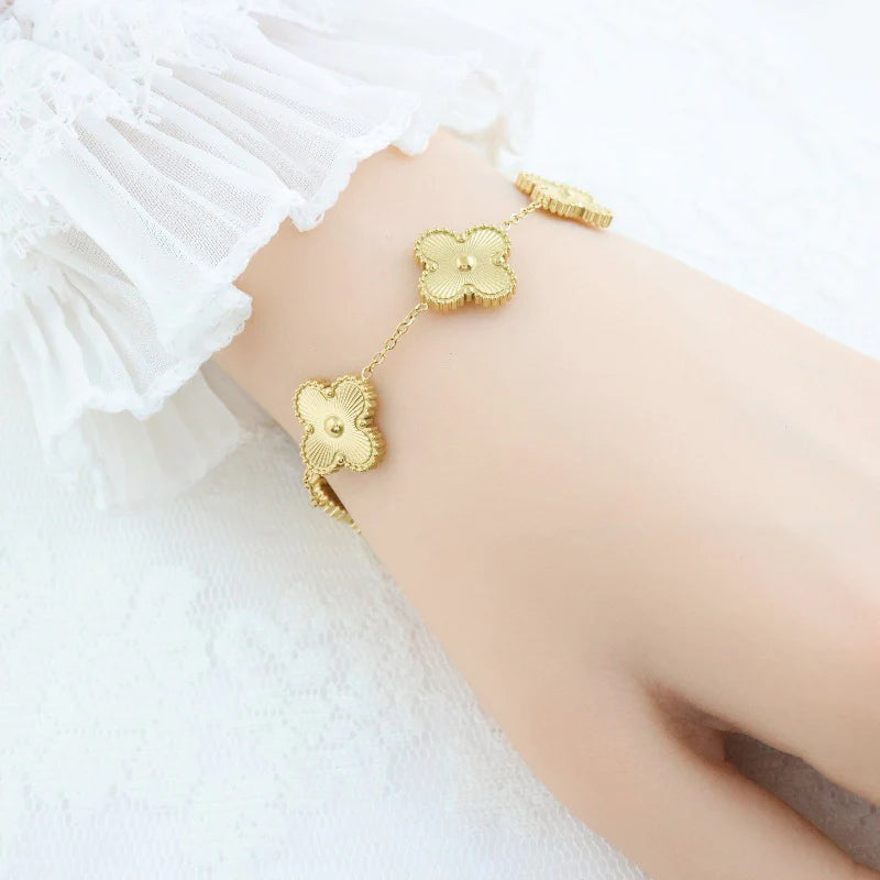 Golden Clover Bracelet