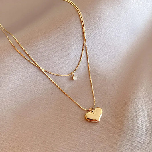 Stone Heart Necklace