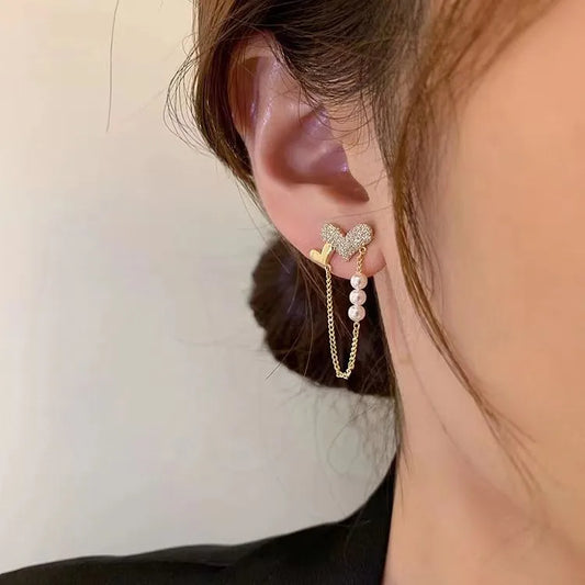 Too Hearts Earrings