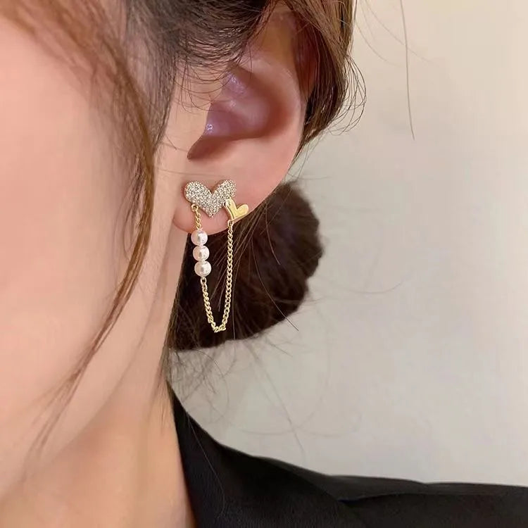 Too Hearts Earrings
