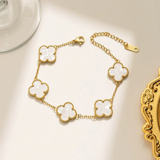 White Clover Bracelet